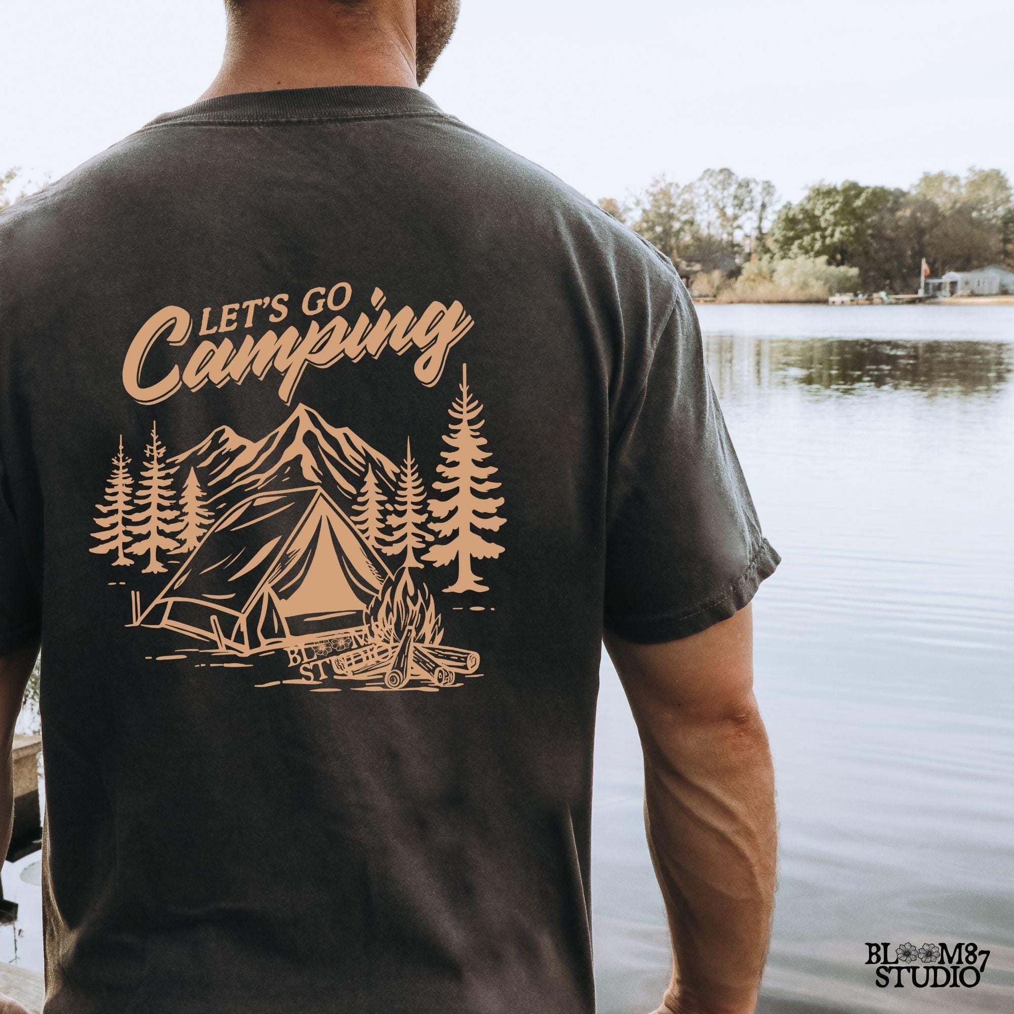 Designed for outdoor brands, adventure clubs, and camping enthusiasts, capturing the joy of the wild.