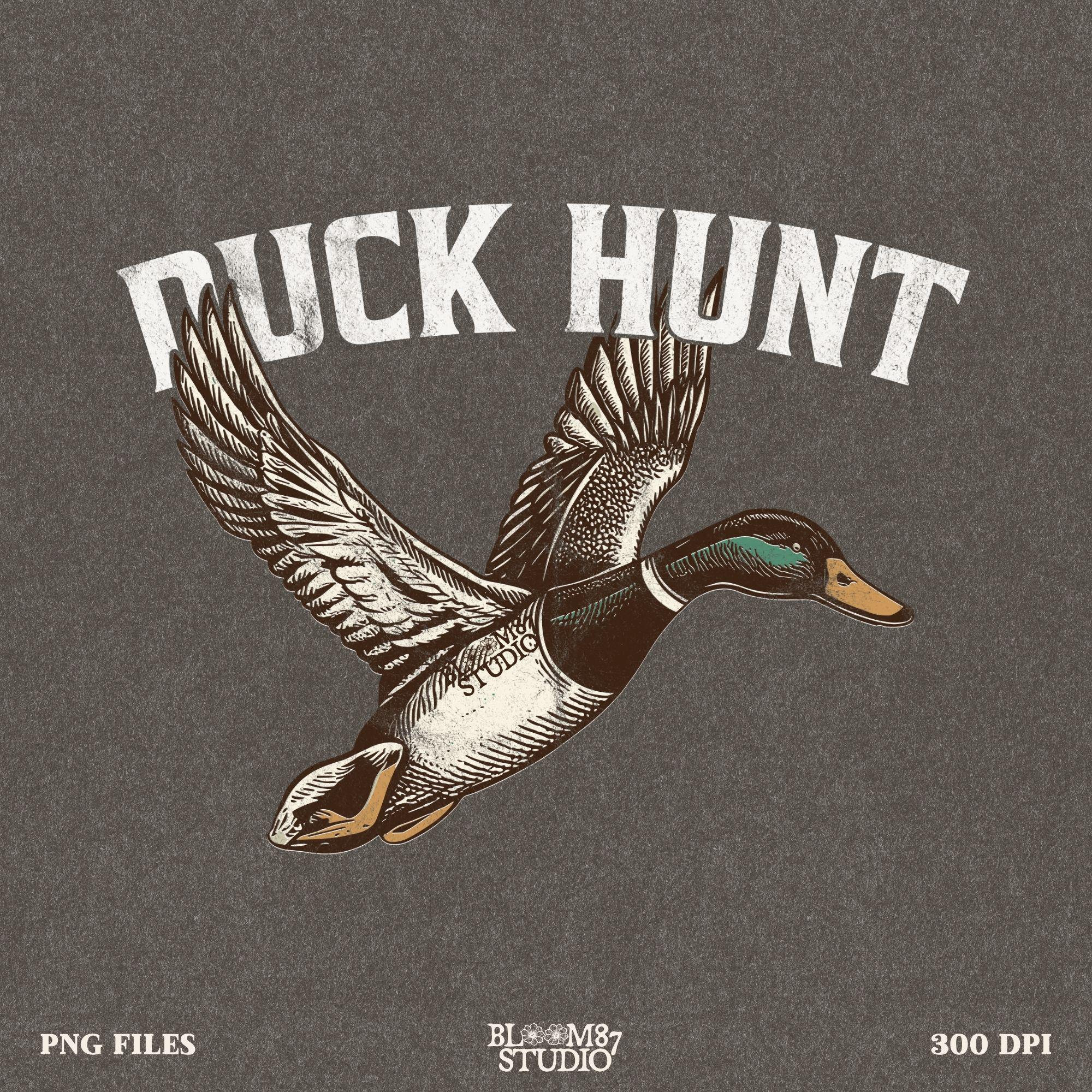 Mallard duck hunting PNG, wild duck flying illustration, vintage-style waterfowl art, hunter gift printable, mallard bird clip image, duck flying with wings up, outdoor duck sports design, printable wildlife graphic, rustic duck hunting download