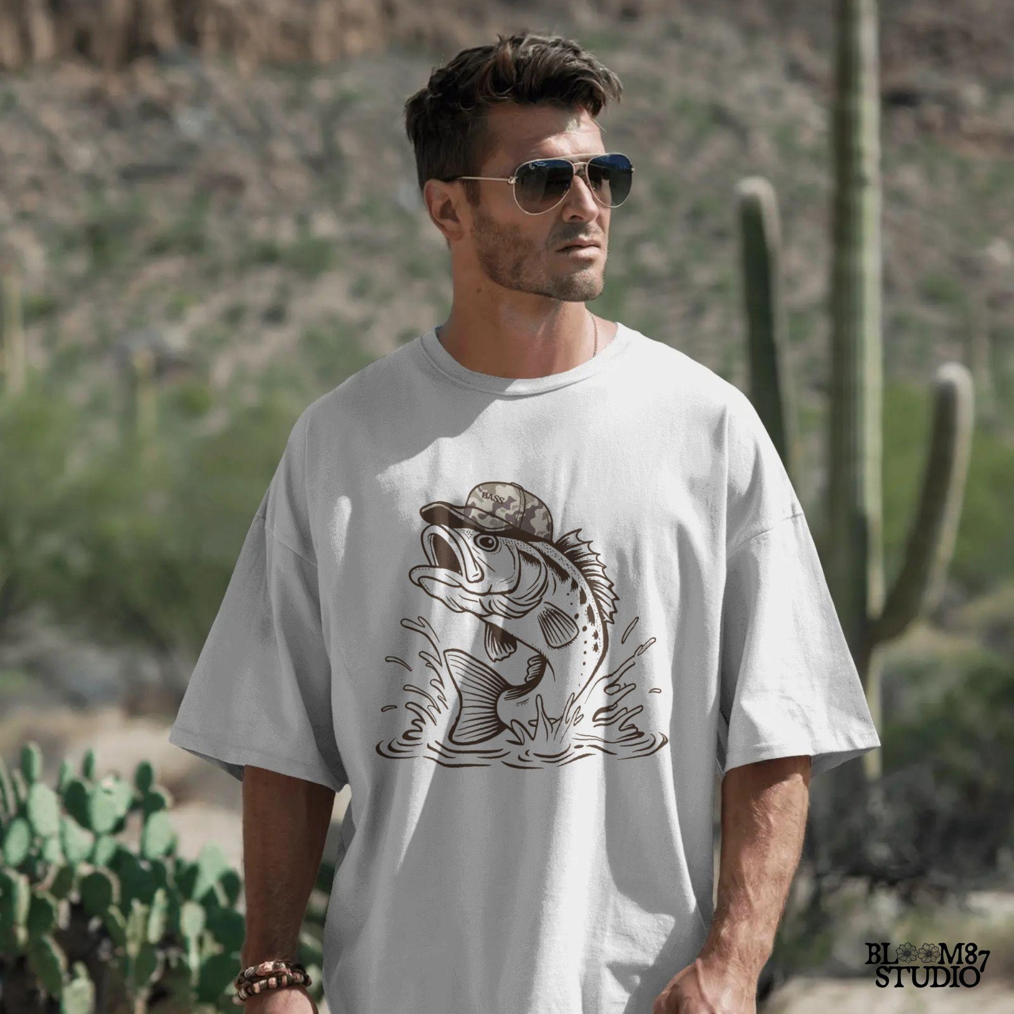 fishing season design, dad joke fish shirt, camo headwear clipart, redneck fun design, angler camo hat png, digital bass gift file, outdoors dad sublimation, lake weekend shirt png, fisherman humor clipart, country dad digital file