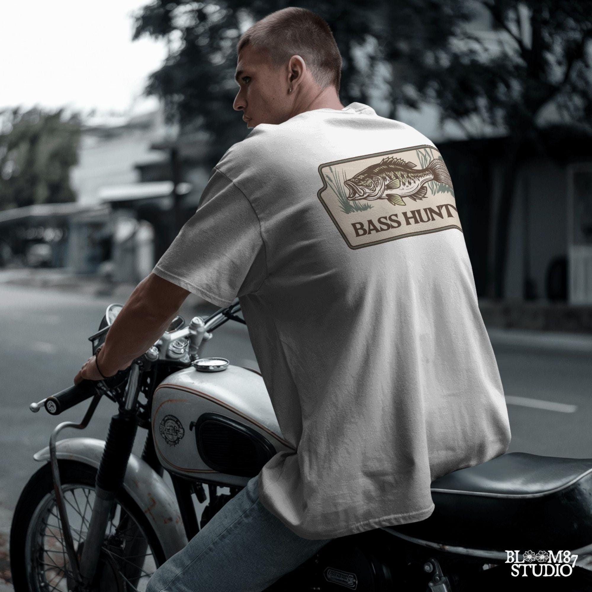 trucker shirt file, fishing lodge wall art, digital man cave sign, bass graphic for decals, hunting fishing combo png, rod n reel sublimation, retro style fish png, printable outdoors sign, rustic outdoorsman quote