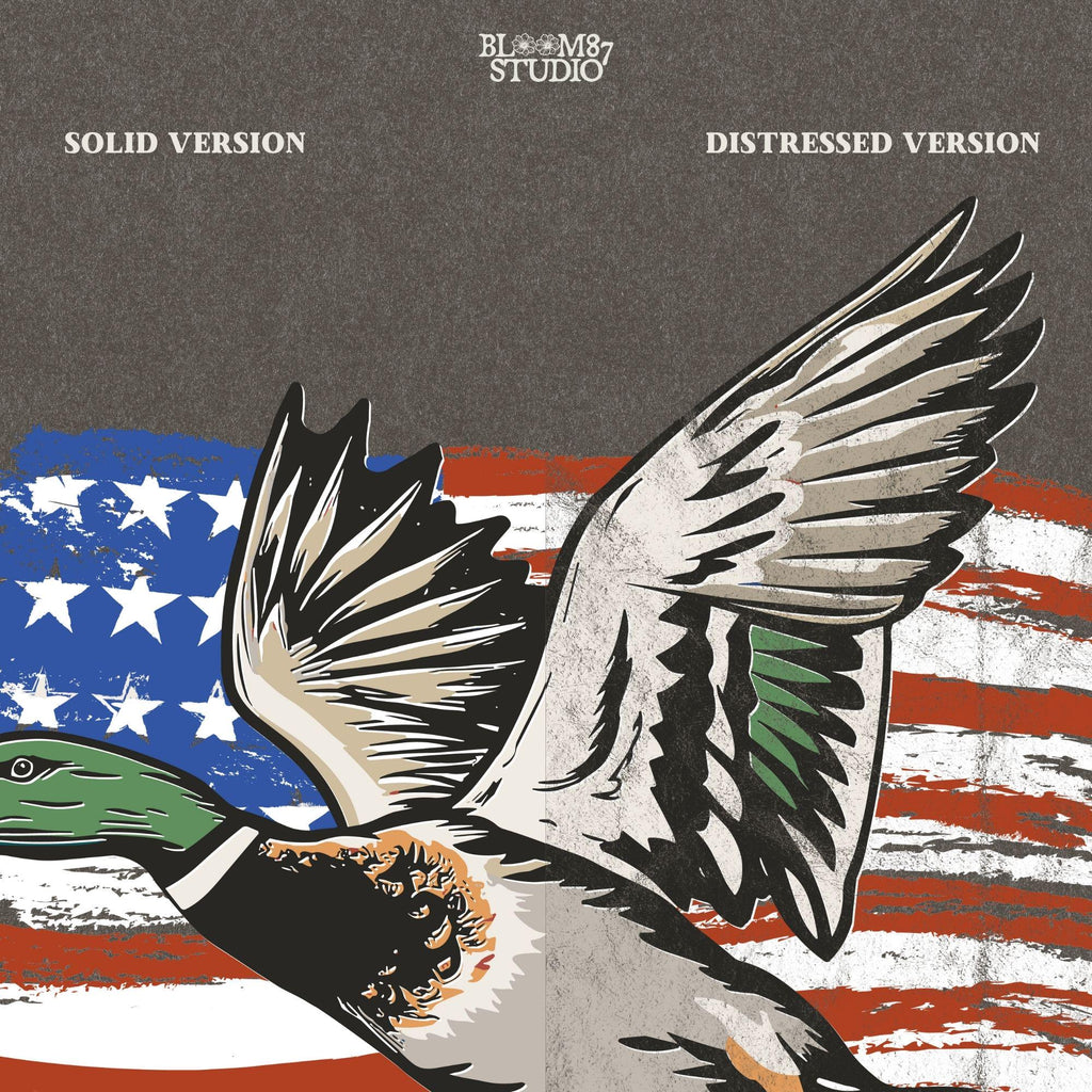 4th of july duck png, patriotic wildlife clipart, mallard in flight png, duck hunting sublimation, flag and bird graphic, outdoor freedom shirt design, digital hunting gear file, printable duck hunter gift