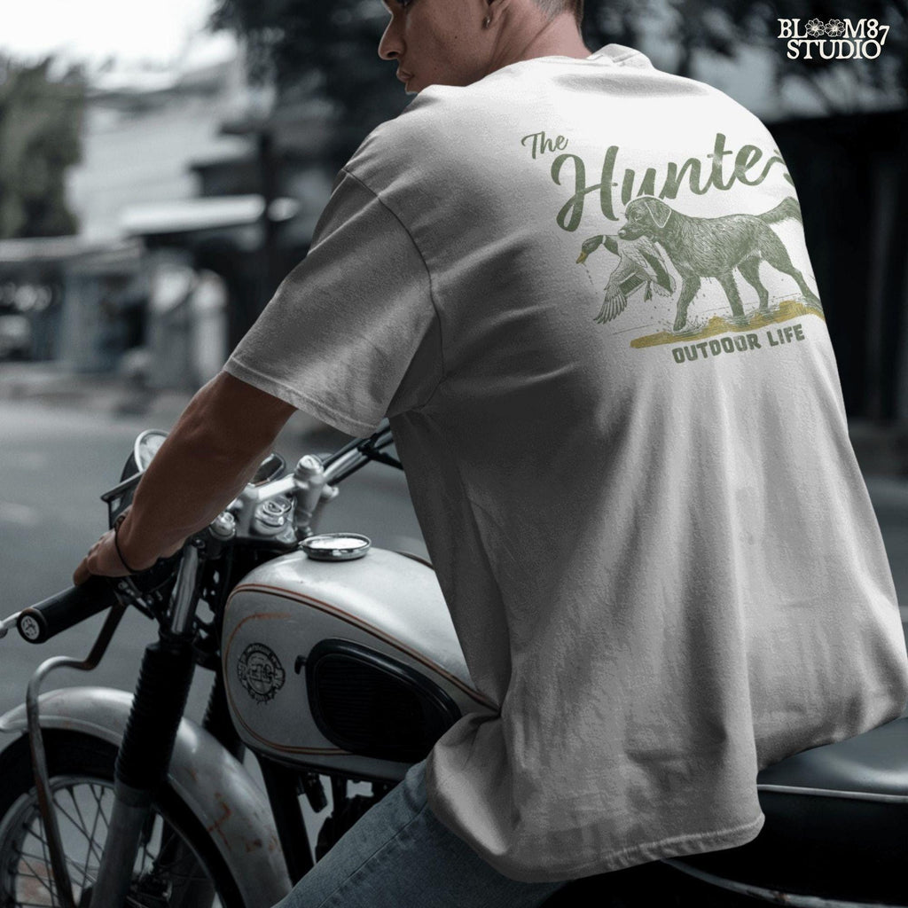 The Hunter PNG, Duck Hunting Dog PNG, Outdoor Life Retriever PNG, Hunting Dog Sublimation Design, Waterfowl Retriever Png, Duck Dog Design