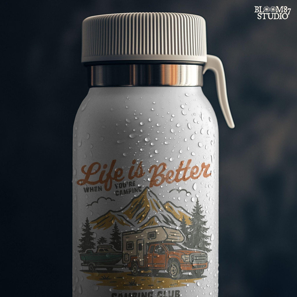 Life Is Better Camping PNG, Camper RV Sublimation Design, Retro Outdoor Camping Club PNG, Truck and Trailer Boating Png,Summer Adventure Png