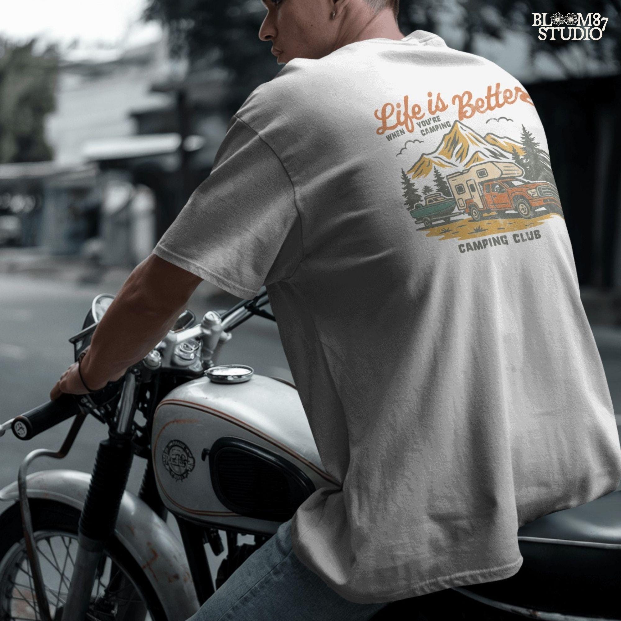 Life Is Better Camping PNG, Camper RV Sublimation Design, Retro Outdoor Camping Club PNG, Truck and Trailer Boating Png,Summer Adventure Png