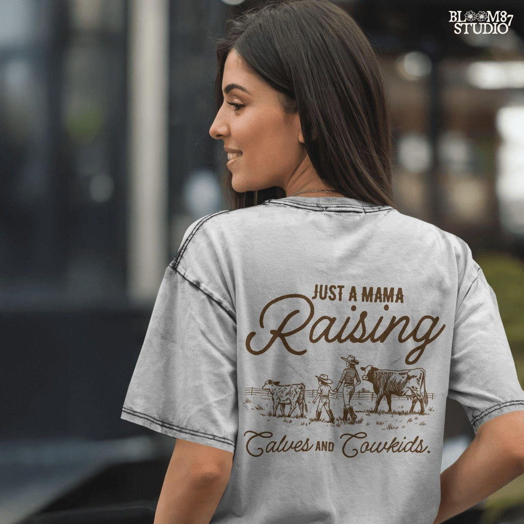 printable ranch mom, just a mama cowgirl design, western sublimation quote, homestead mom design, rural faith mom art, country motherhood png, cowboy kids mom png, digital cow mama quote, mama cow shirt art