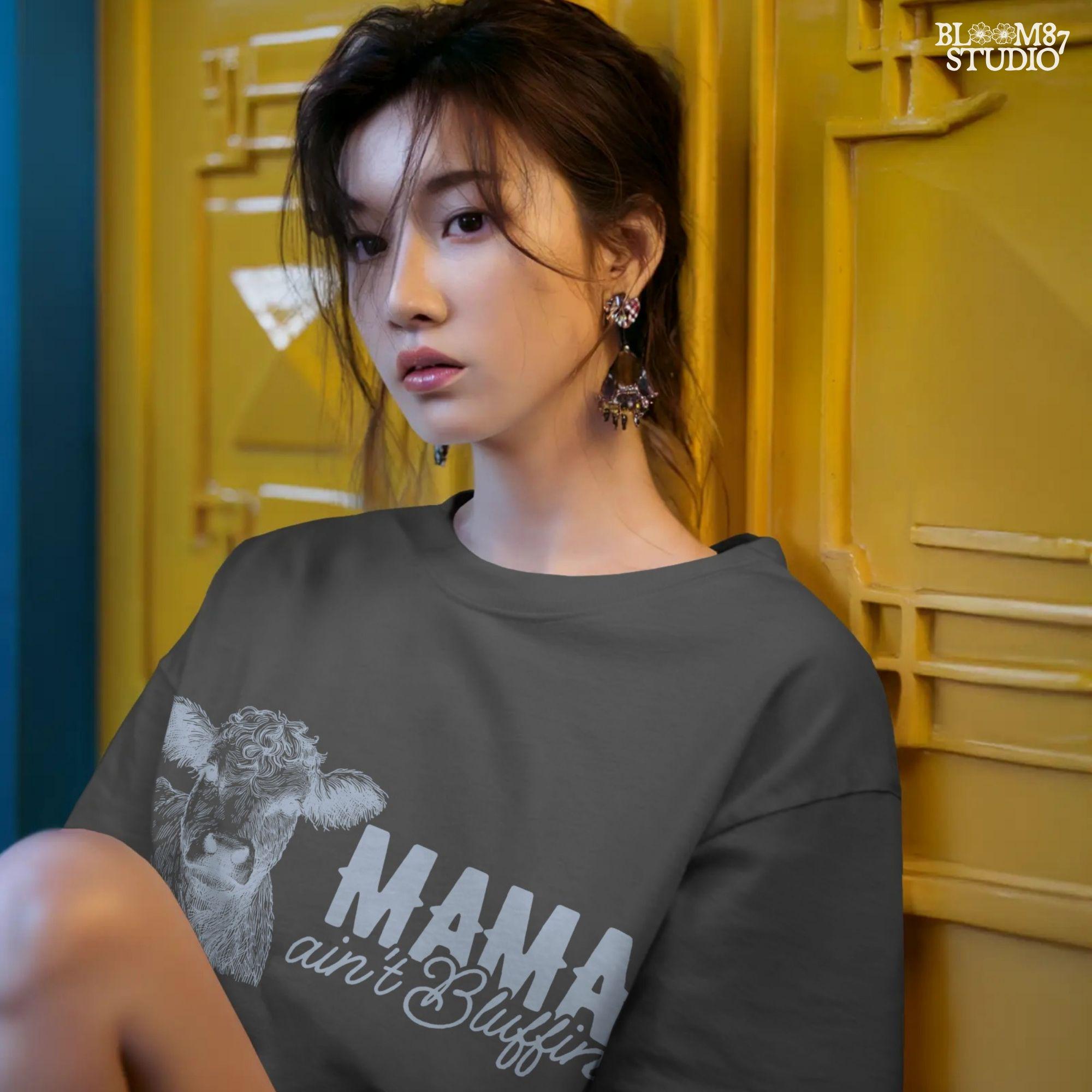 southern mama png, western sass png, cow mom clipart, mama ain’t playin png, sassy country mom shirt, mom raising cowkids, ranch wife design, printable livestock art, cowgirl mama shirt png, ranch woman sublimation