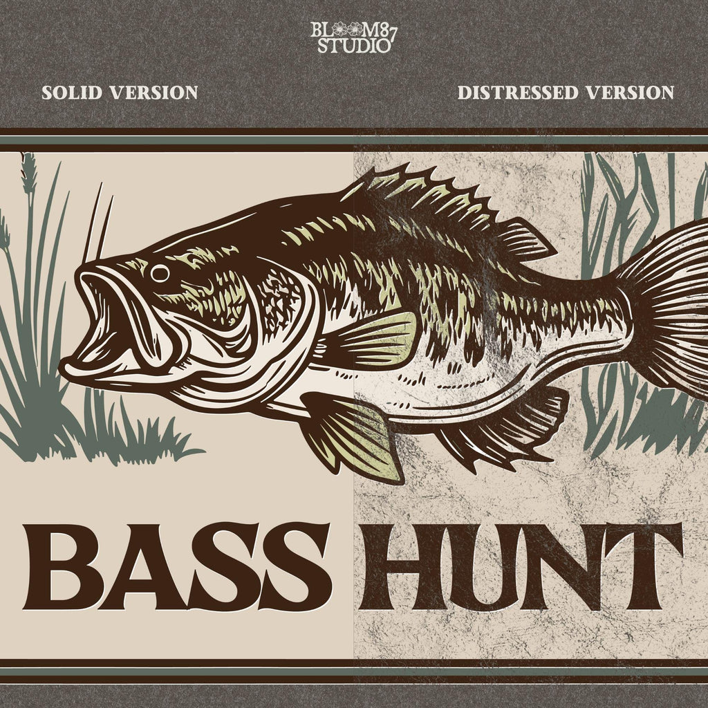 bass fish png, fisherman sublimation file, fishing lodge png, camo and fishing gear art, rustic sign design, man cave png, country dad shirt file, lake weekend printable, fisherman gift png, digital bass hunt art