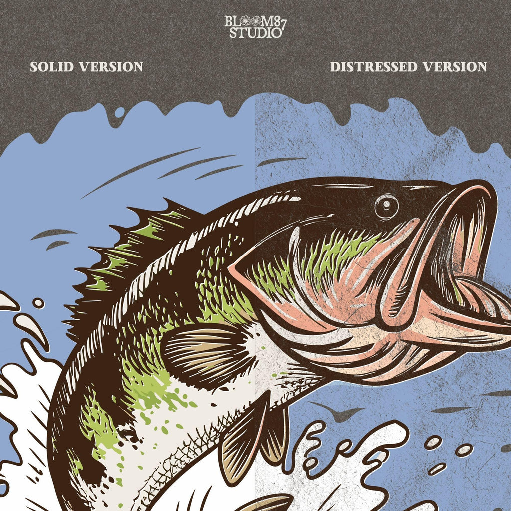 catch of the day png, bold fish clipart, sports fishing png, fish jumping out of water, lake apparel png, wild outdoors shirt, leaping bass printable, vibrant fish png, colorful water splash png, fisherman quote file