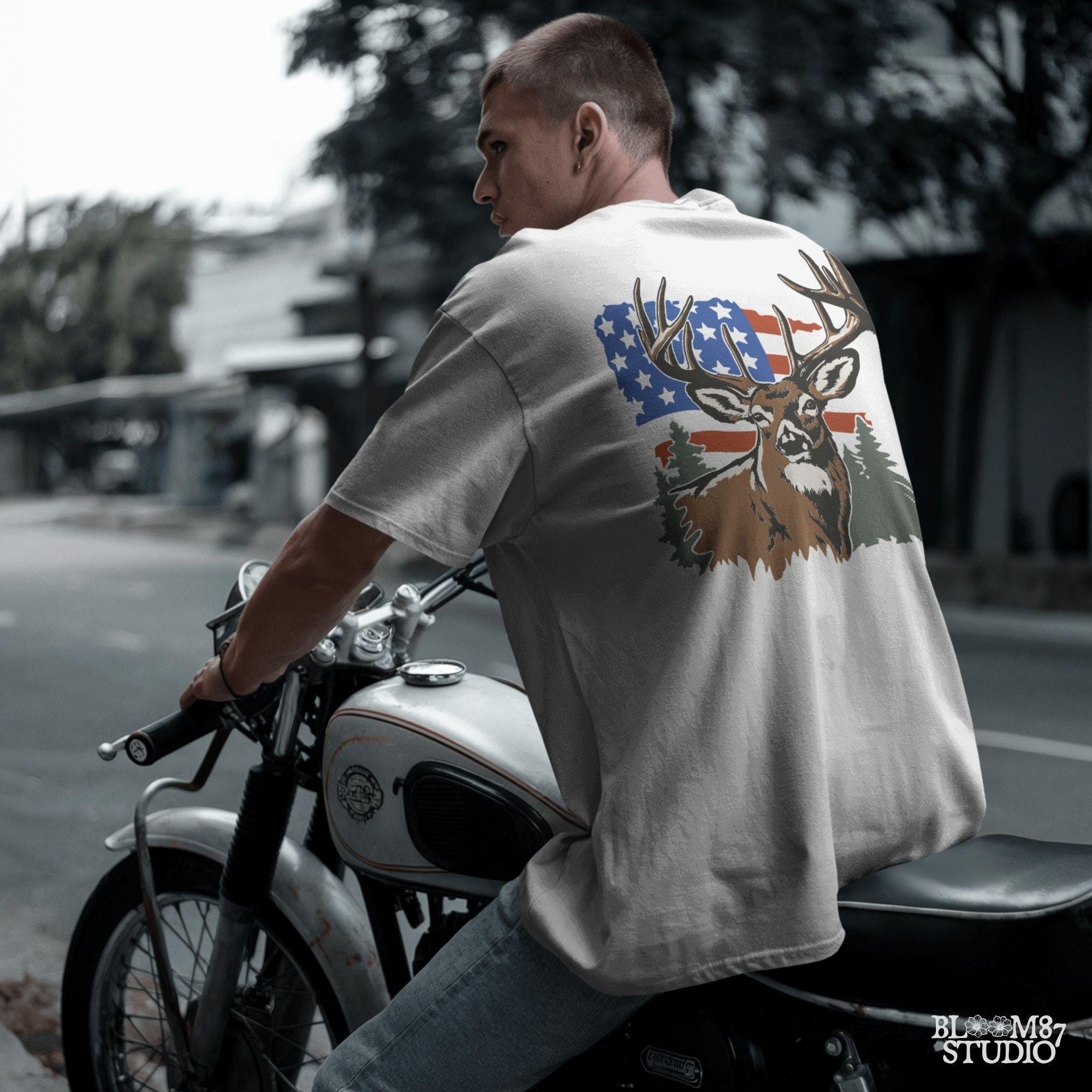 freedom deer png, outdoor patriotic clipart, hunting season sublimation, red white blue deer png, usa wildlife file, deer hunting design, patriotic forest art, digital usa pride graphic, printable hunting gift idea