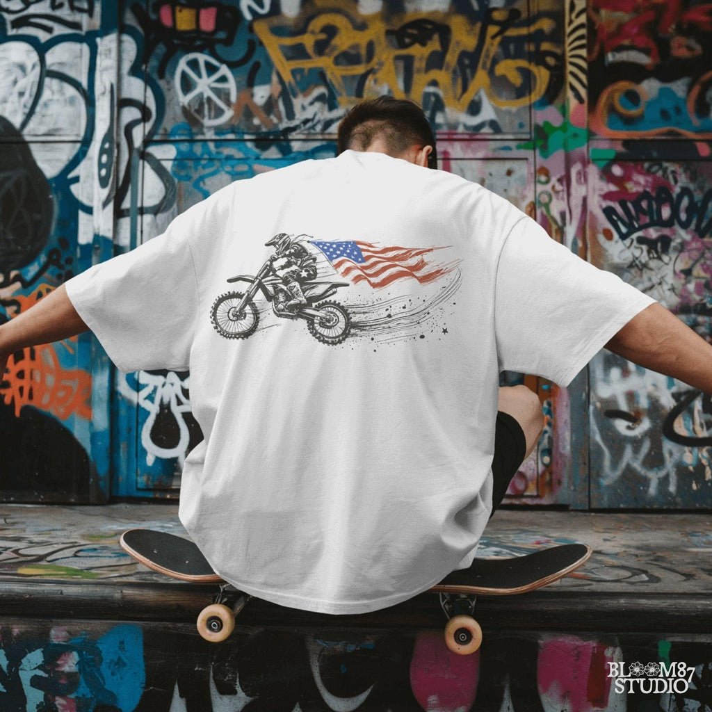 freedom ride png, 4th of july dirt bike, patriotic adrenaline design, biker splash sublimation, motocross with usa flag, printable dirtbike art, motocross dad file, rugged american rider png, biker lifestyle clipart