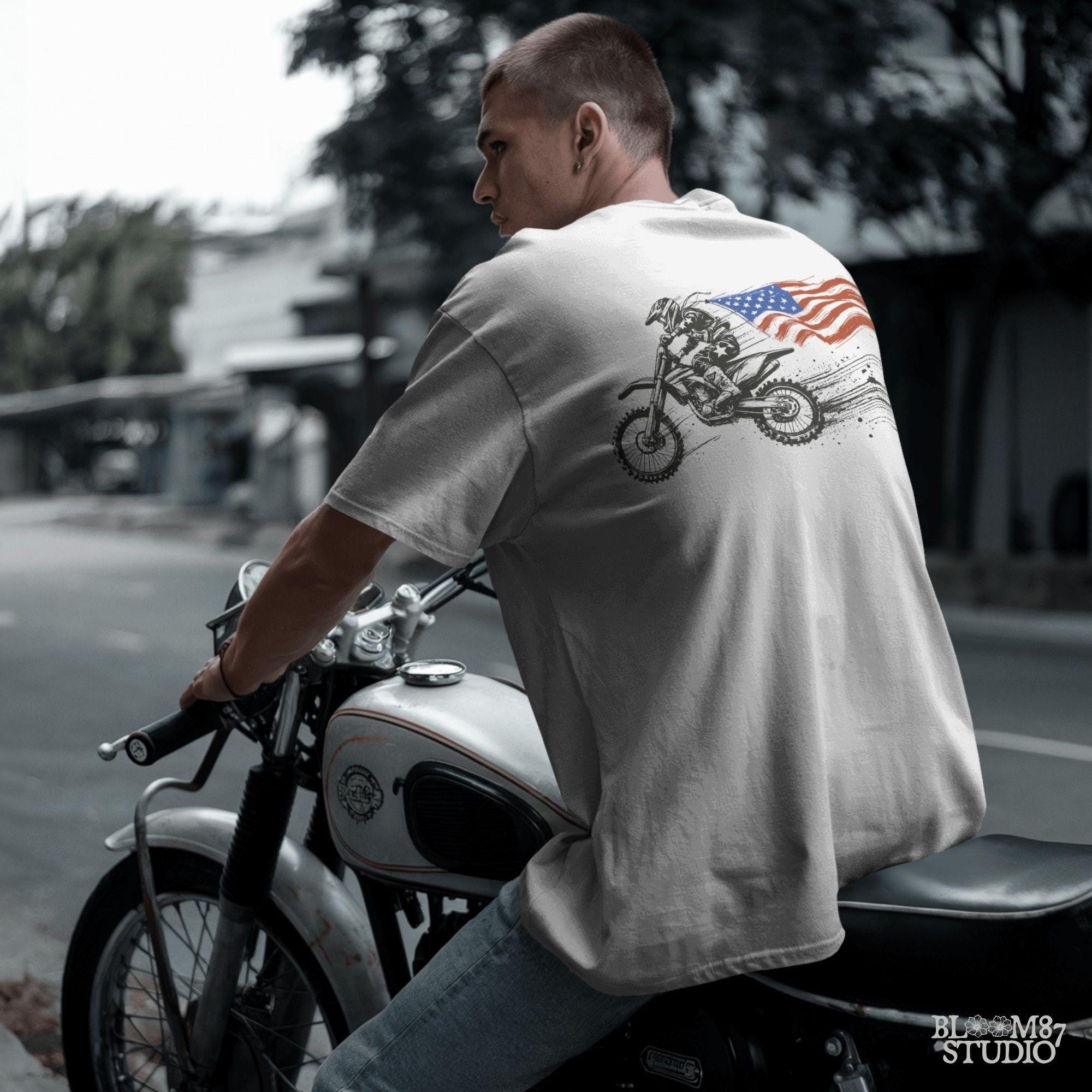 american flag rider art, patriotic motocross clipart, biker helmet with flag, motocross freedom file, sublimation for men, extreme sports png, motocross gift idea, red white and blue ride png, usa adrenaline art