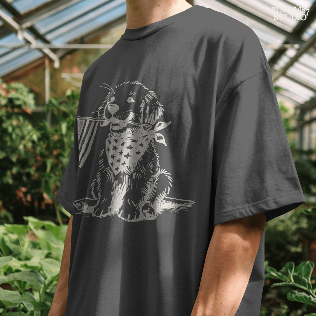 Patriotic Dog PNG, 4th of July Pup Sublimation, American Flag Bandana Pet Png, USA Vintage Dog, Independence Day Design,Western Sublimations