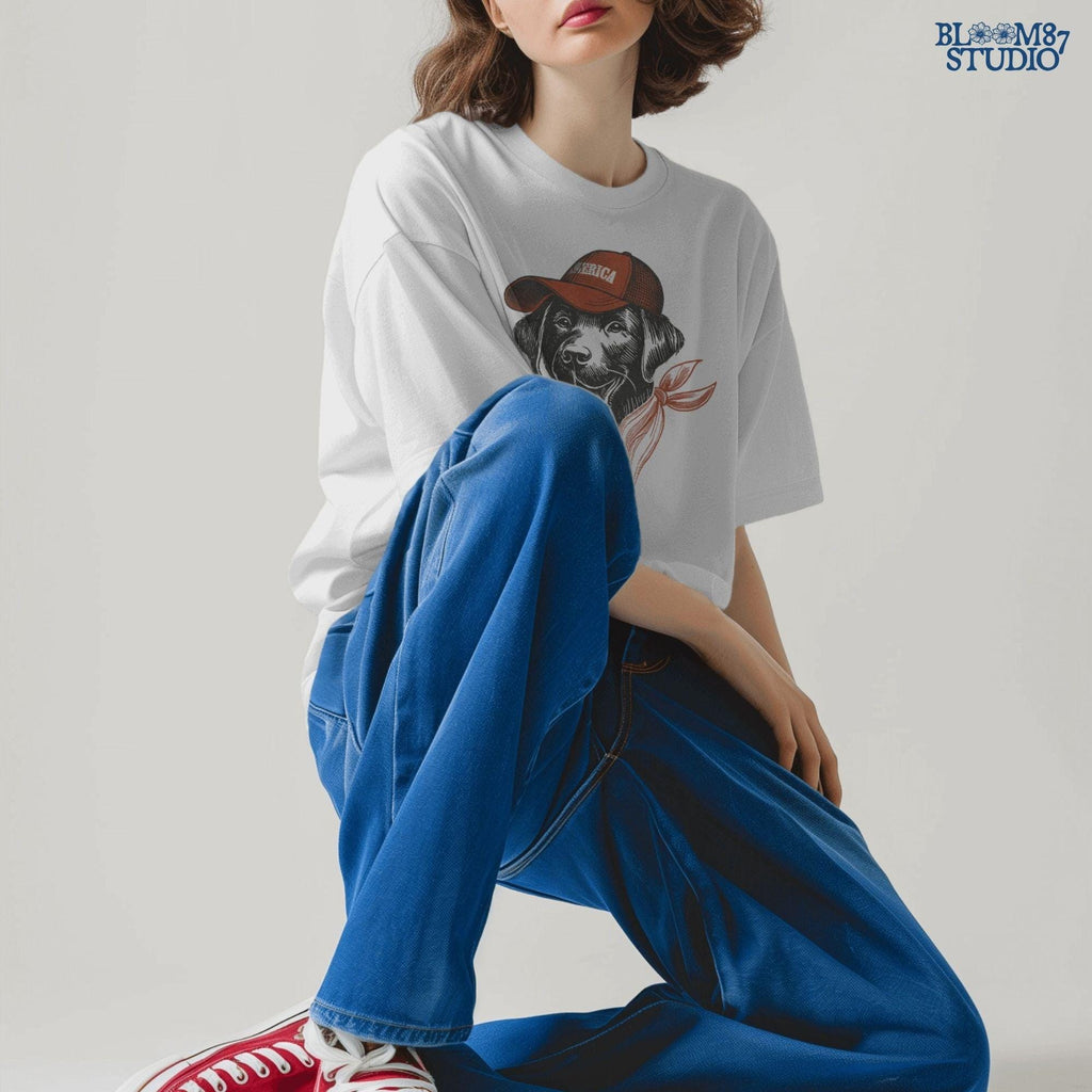 Patriotic Dog PNG, 4th of July Dog Sublimation, ‘Merica Hat Pup PNG, American Flag Bandana Dog Png, Cute USA Dog Png, Independence Day Png