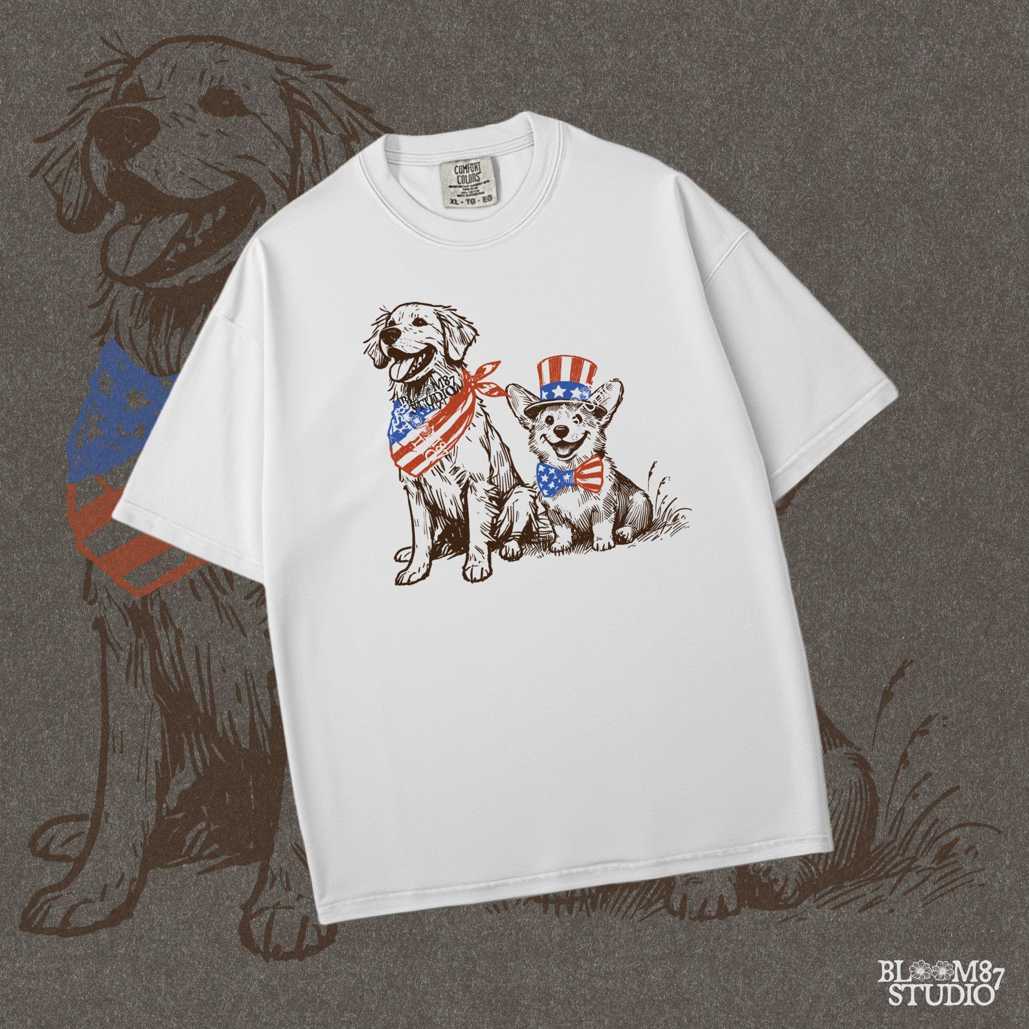 labrador patriotic png, corgi 4th of july dog png, labrador retriever usa design, corgi sublimation file, american flag dog art, independence day corgi png, patriotic labrador clipart, 4th of july dog breeds png, lab and corgi digital art