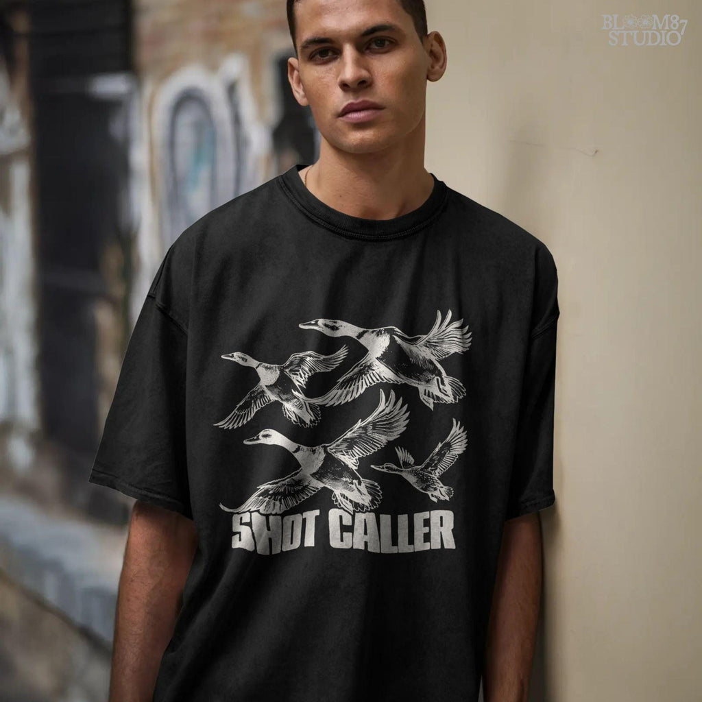 Shot Caller Duck Hunting PNG, Hunting Duck Season PNG, Flying Ducks PNG, Funny Hunting Shirt Png, Waterfowl Hunter Tshirt Sublimation Design