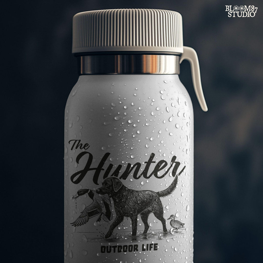 The Hunter PNG, Duck Hunting Dog PNG, Outdoor Life Retriever PNG, Hunting Dog Sublimation Design, Waterfowl Retriever Png, Duck Dog Design