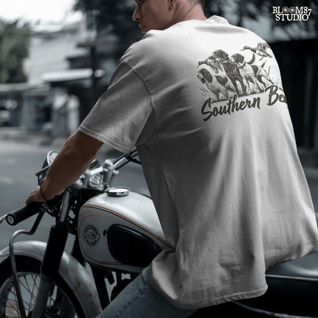 Southern Boy Hunting Dog PNG, Duck Hunting Sublimation Design, Country Boy Shirt PNG, Hunting Retriever Clipart, Rustic Outdoors PNG for Men