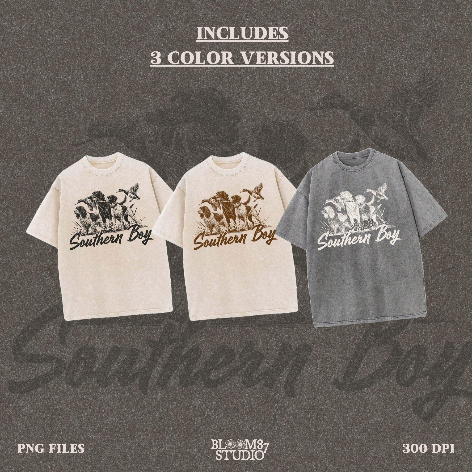 Southern Boy Hunting Dog PNG, Duck Hunting Sublimation Design, Country Boy Shirt PNG, Hunting Retriever Clipart, Rustic Outdoors PNG for Men