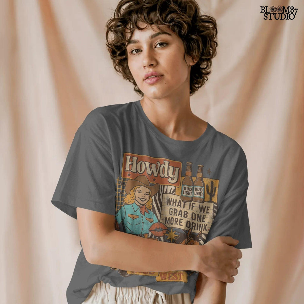 Honky Tonk Girl PNG, Western Cowgirl Collage PNG, Retro Wild West Sublimation, Bud Light Beer PNG, Country Bar Sign Clipart, Trendy Western