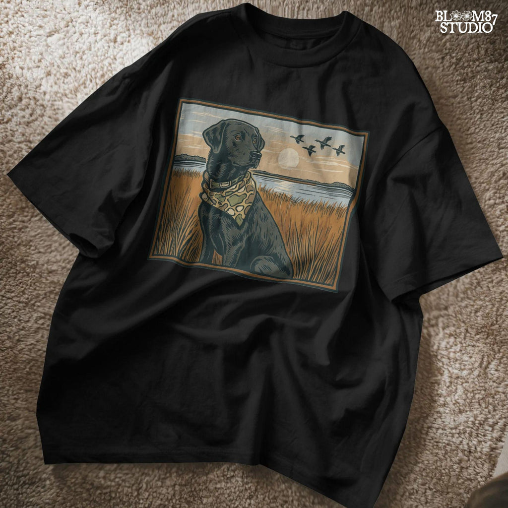 Local Boy Duck Hunting Dog PNG, Black Lab Marsh Sunset Sublimation, Camo Bandana Hunting Dog PNG, Southern Outdoor Dog PNG,Waterfowl Dog Png