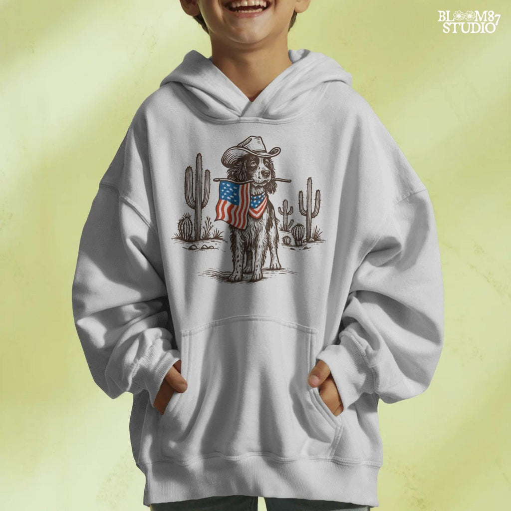 American Pride Pooch - Patriotic PNG for Memorial & Independence Day, Western Sublimations, Cowboy png, Designs Downloads, Shirt Design