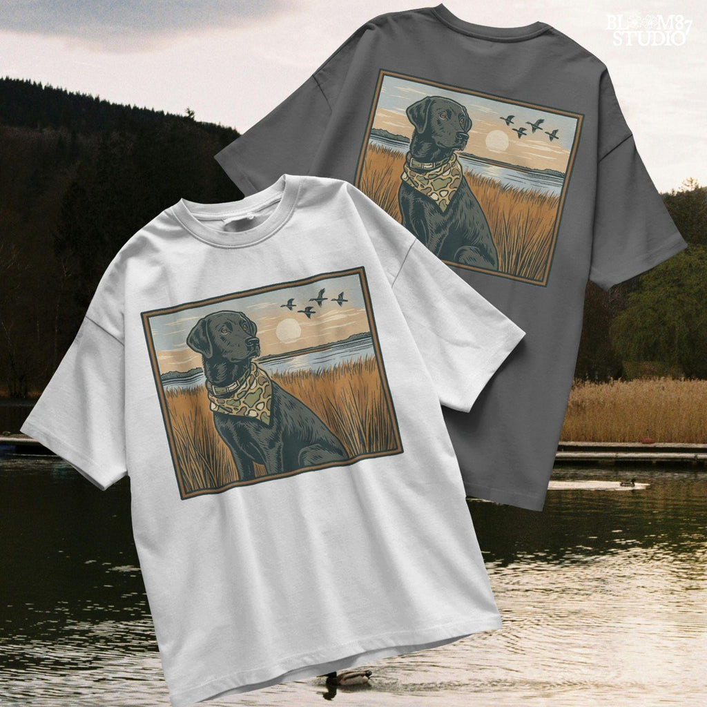 Local Boy Duck Hunting Dog PNG, Black Lab Marsh Sunset Sublimation, Camo Bandana Hunting Dog PNG, Southern Outdoor Dog PNG,Waterfowl Dog Png