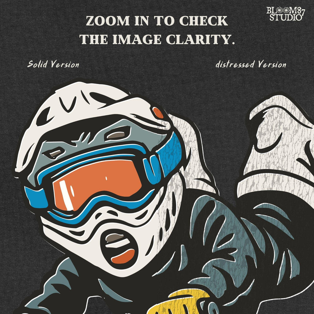 Digital PNG of a boy riding an ATV mid-jump wearing motocross gear and helmet, perfect for kids racing sublimation projects.