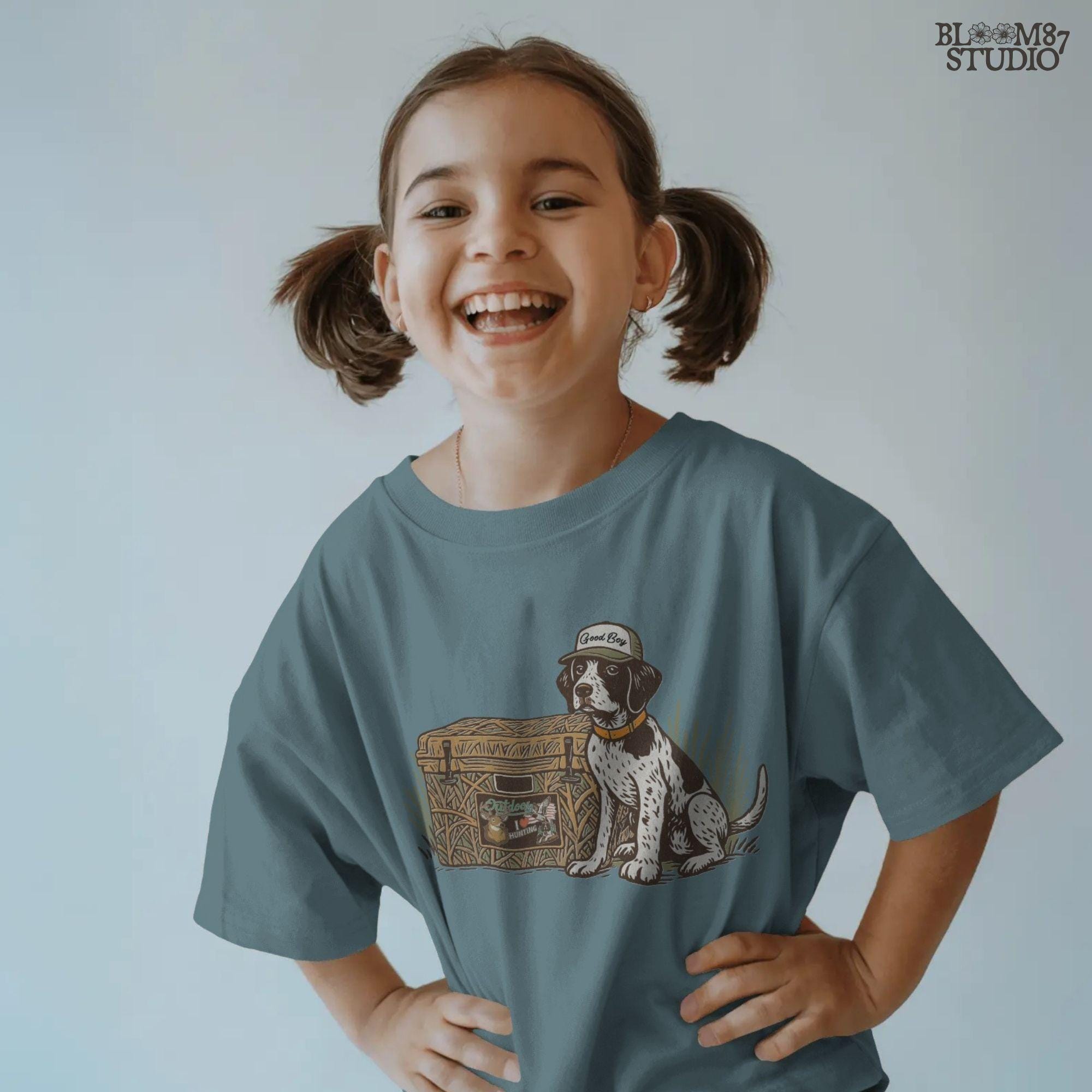 Pointer Hunting Dog PNG, Good Boy with Camo Cooler Sublimation, Duck Dog Clipart, Outdoor Camo Gear Graphic, Camping & Fishing Designs PNG