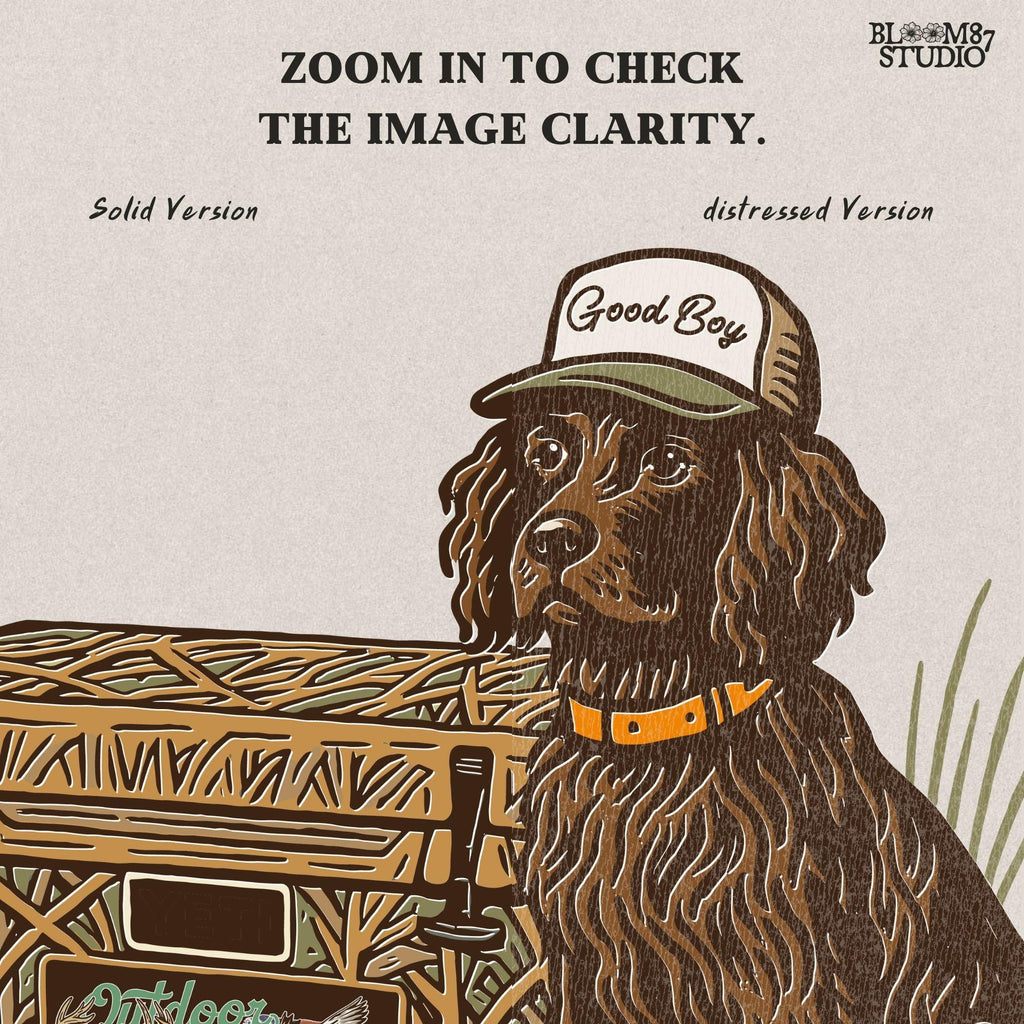 Boykin Spaniel Hunting Dog PNG | Camo Cooler Sublimation Design | Southern Outdoor Dog Clipart for Camping & Fishing Tumbler, Shirt, Mug