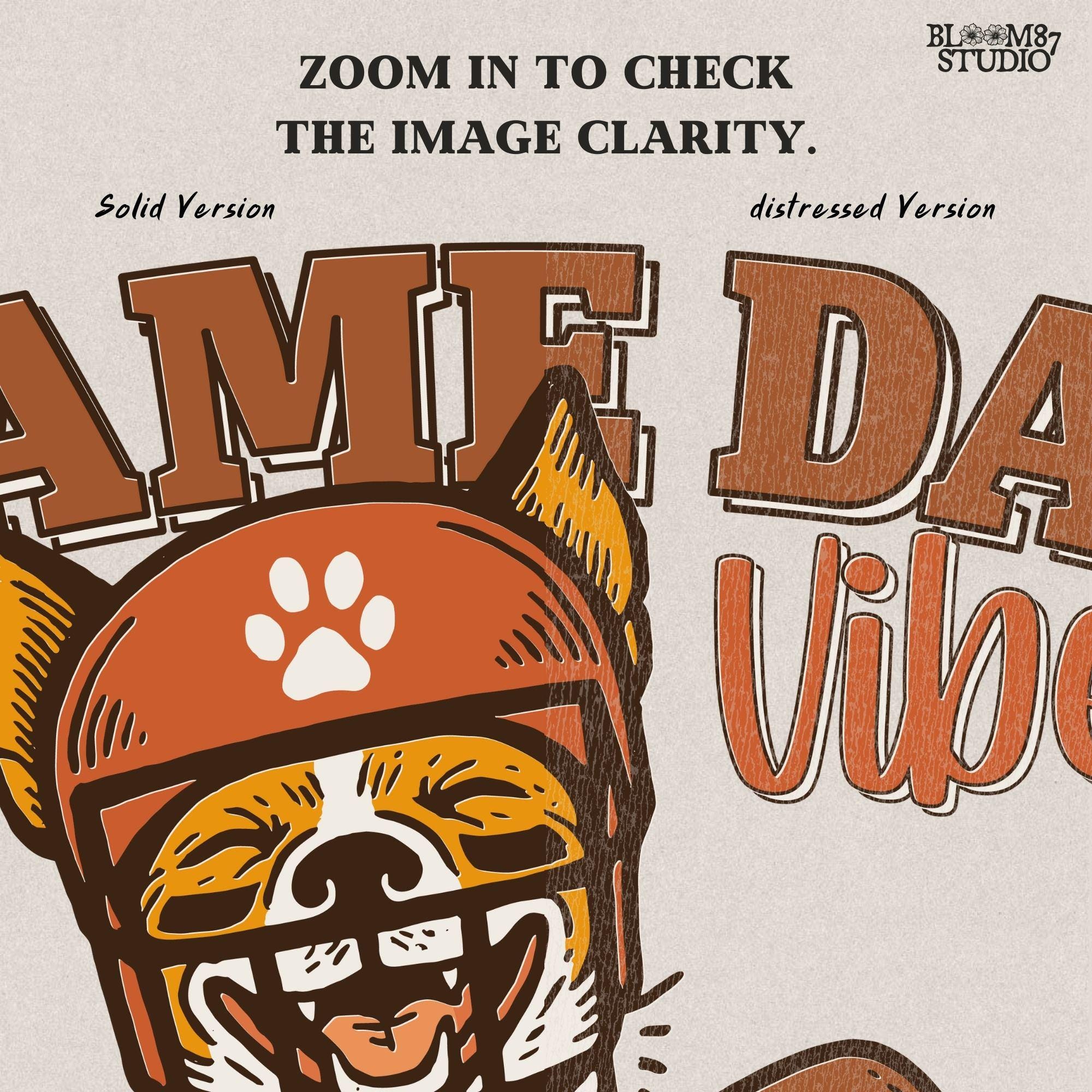 Cartoon Jack Russell Terrier wearing a football helmet holding a ball with the text “Game Day Vibes” – sublimation PNG for sports fans and pet lovers