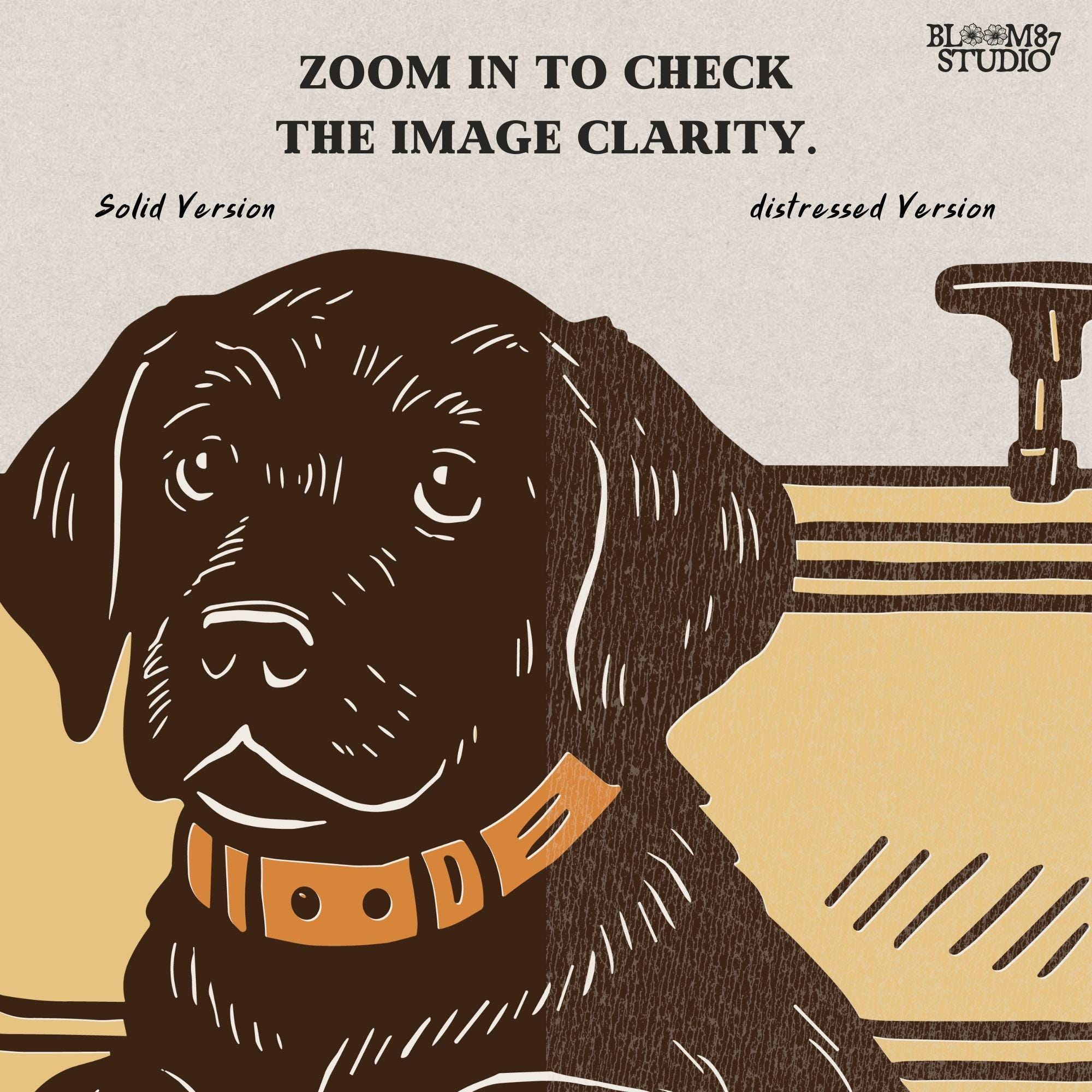 Black Labrador retriever sitting in a cooler with a pumpkin, Halloween sublimation PNG design for dog lovers, seasonal crafts, and apparel.