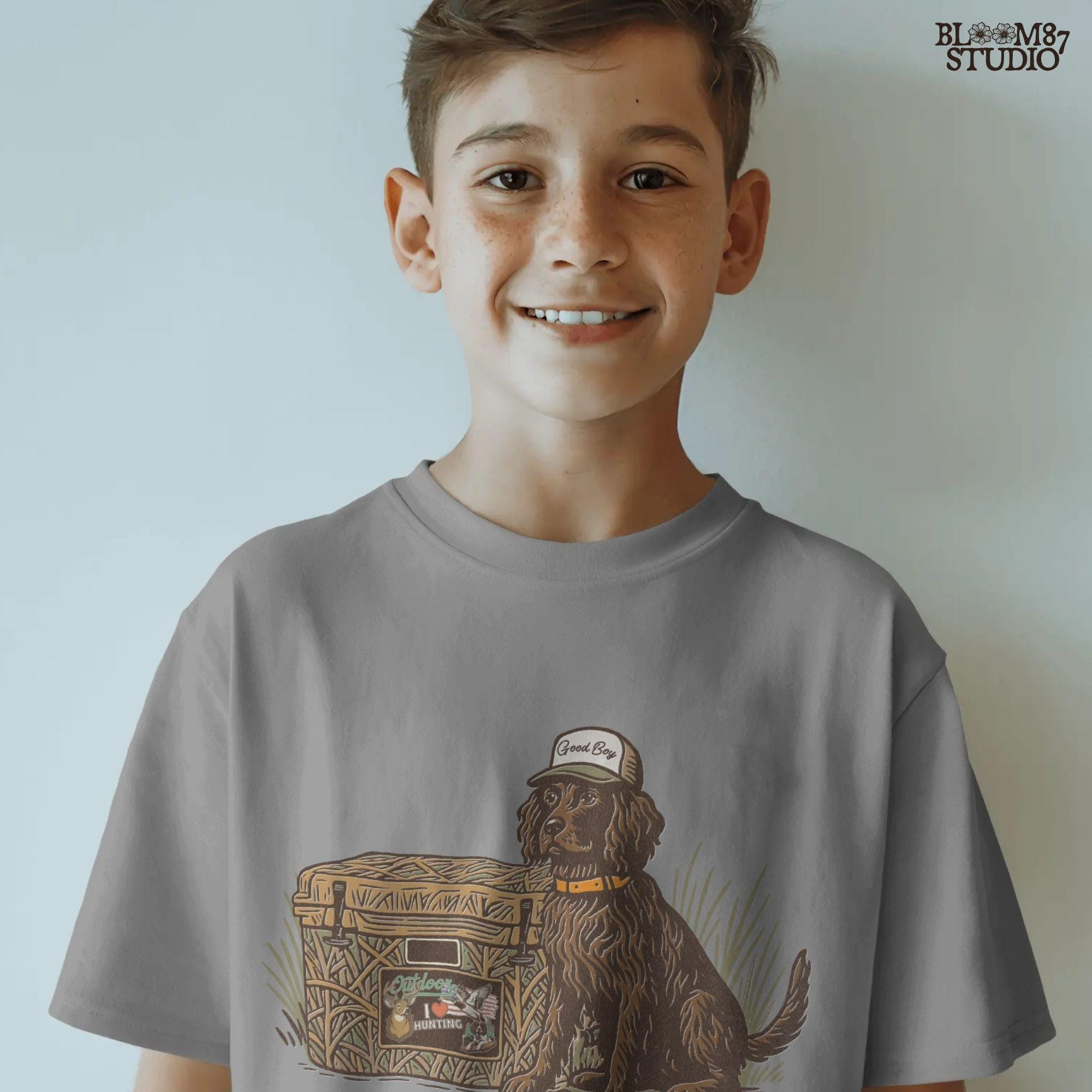 Boykin Spaniel Hunting Dog PNG | Camo Cooler Sublimation Design | Southern Outdoor Dog Clipart for Camping & Fishing Tumbler, Shirt, Mug