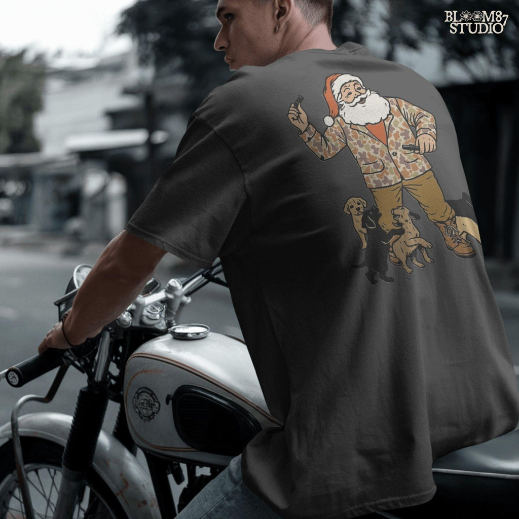 Christmas Dog PNG: Santa Camo, Holiday Puppies Clipart (Digital Download)