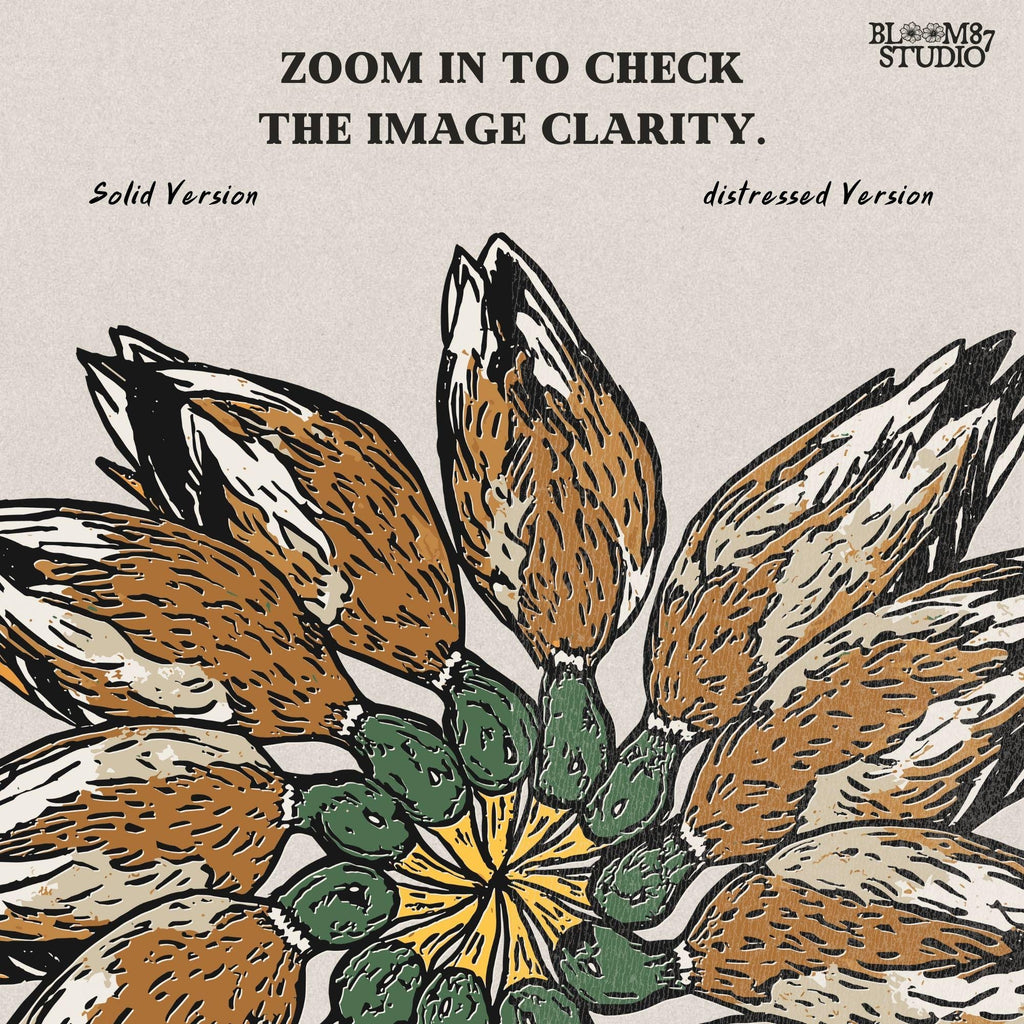 Solid version:
“Harvested ducks arranged in a circle graphic – duck hunting sublimation PNG for rustic lodge décor and outdoor crafts”

Distressed version:
“Vintage distressed sublimation PNG of hunted ducks displayed in circular pattern – rustic hunting lodge and fall season design”