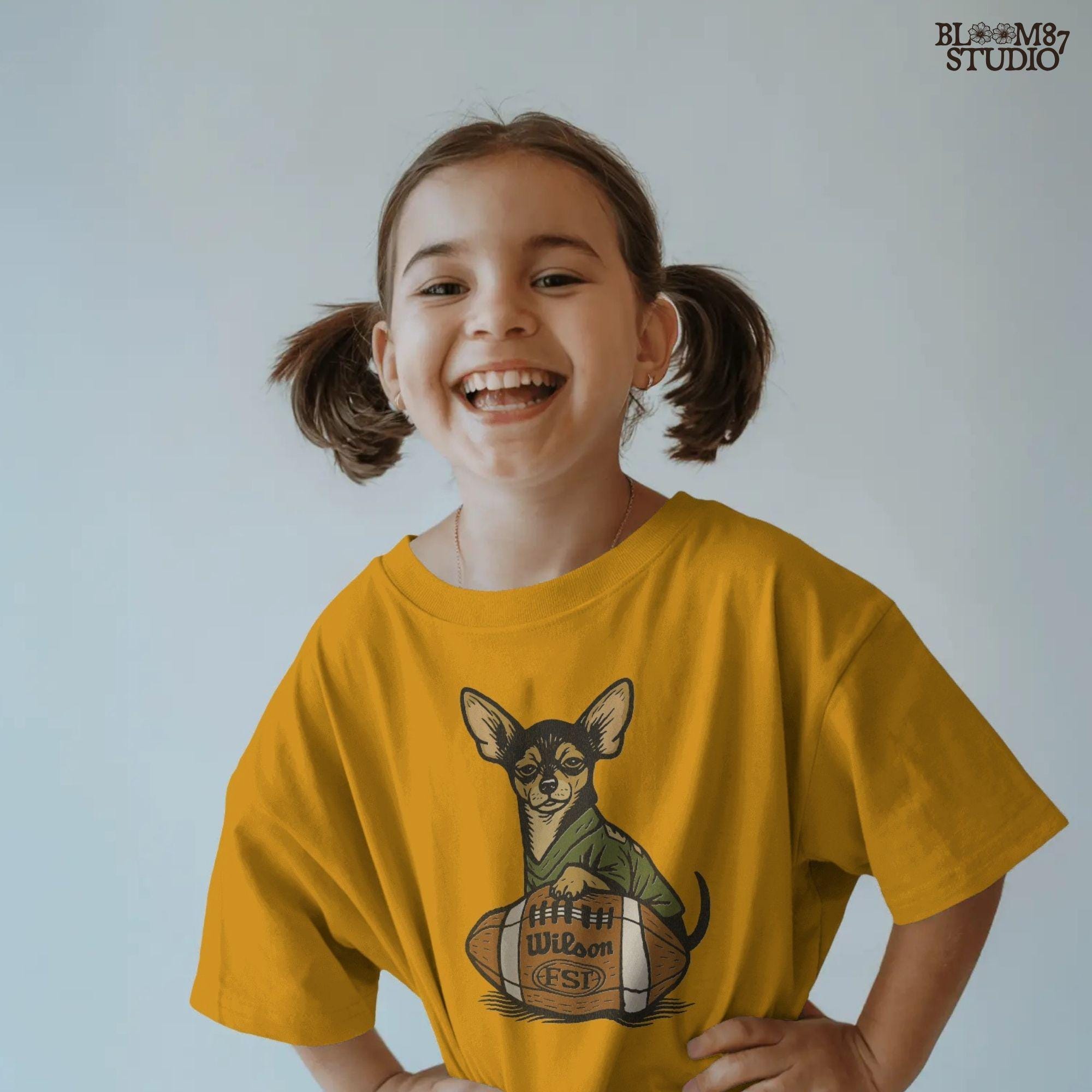 Chihuahua Football PNG: Game Day Dog Design (Digital Download)