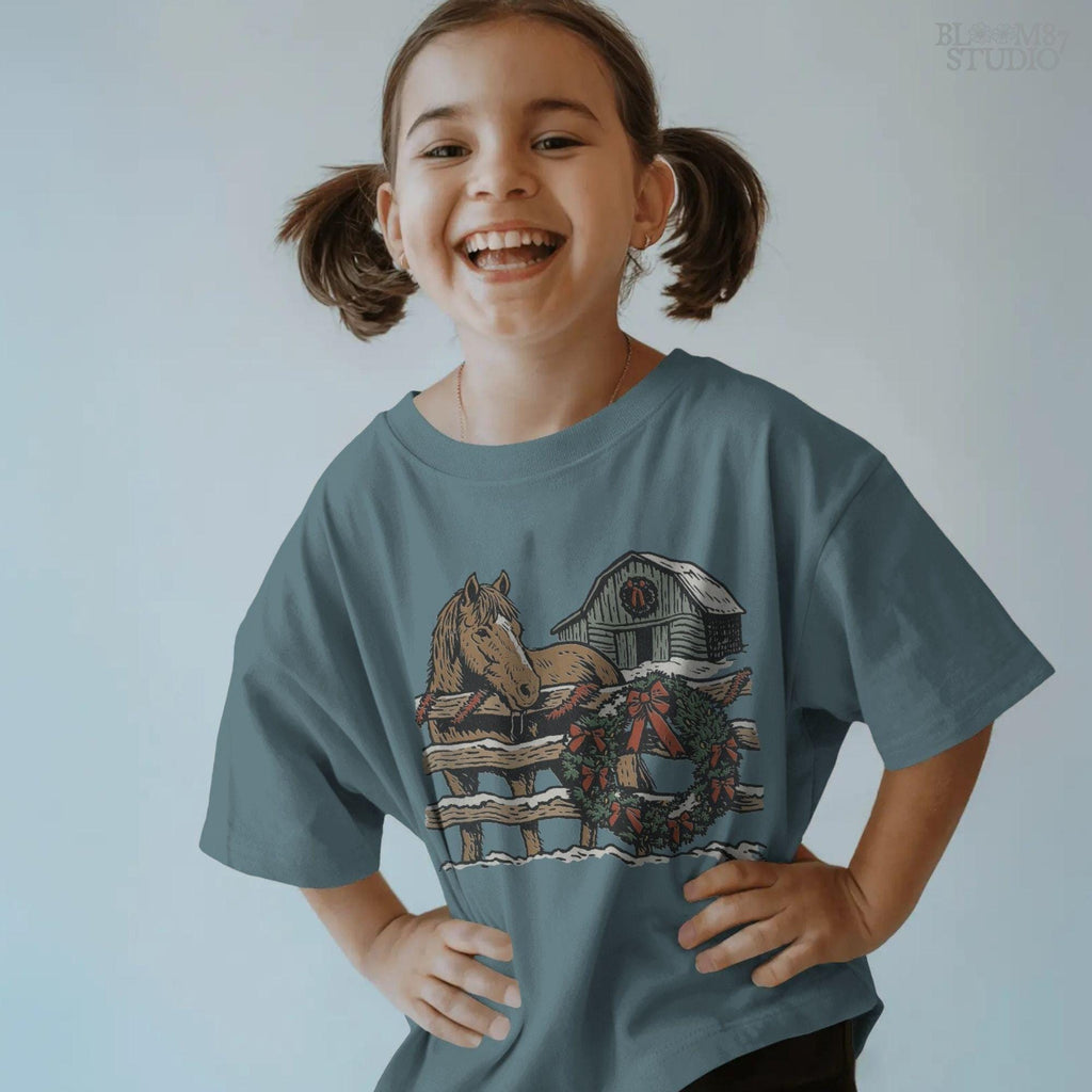 Solid version: "Christmas horse sublimation PNG with rustic barn snowy fence and holiday wreath farmhouse design solid style"

Distressed version: "Rustic Christmas horse with barn and wreath sublimation PNG winter farmhouse holiday clipart distressed style"