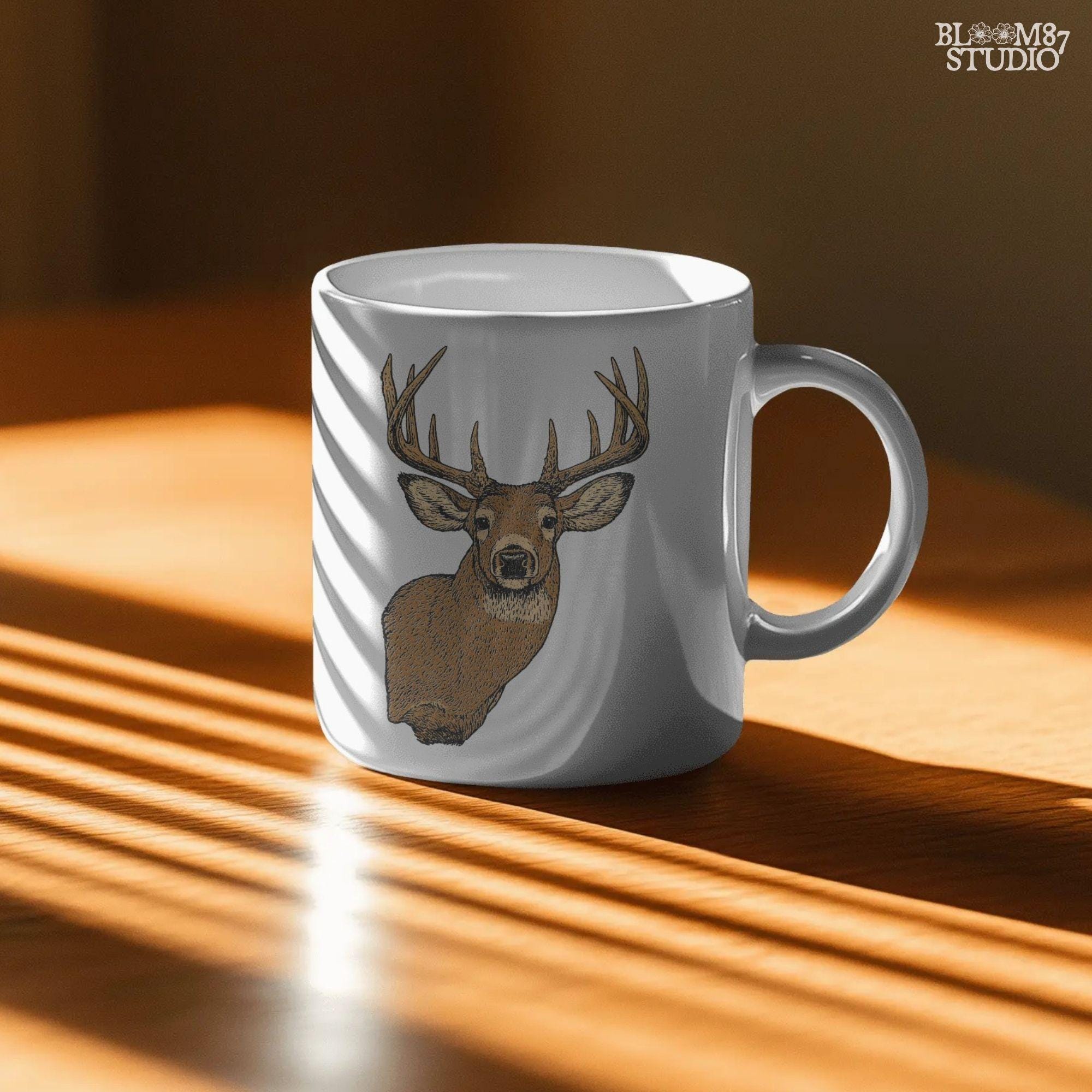 Solid version: "Deer head sublimation PNG with detailed buck and large antlers rustic hunting clipart solid style"

Distressed version: "Distressed deer head sublimation PNG rustic buck antlers hunting lodge wall art vintage style"