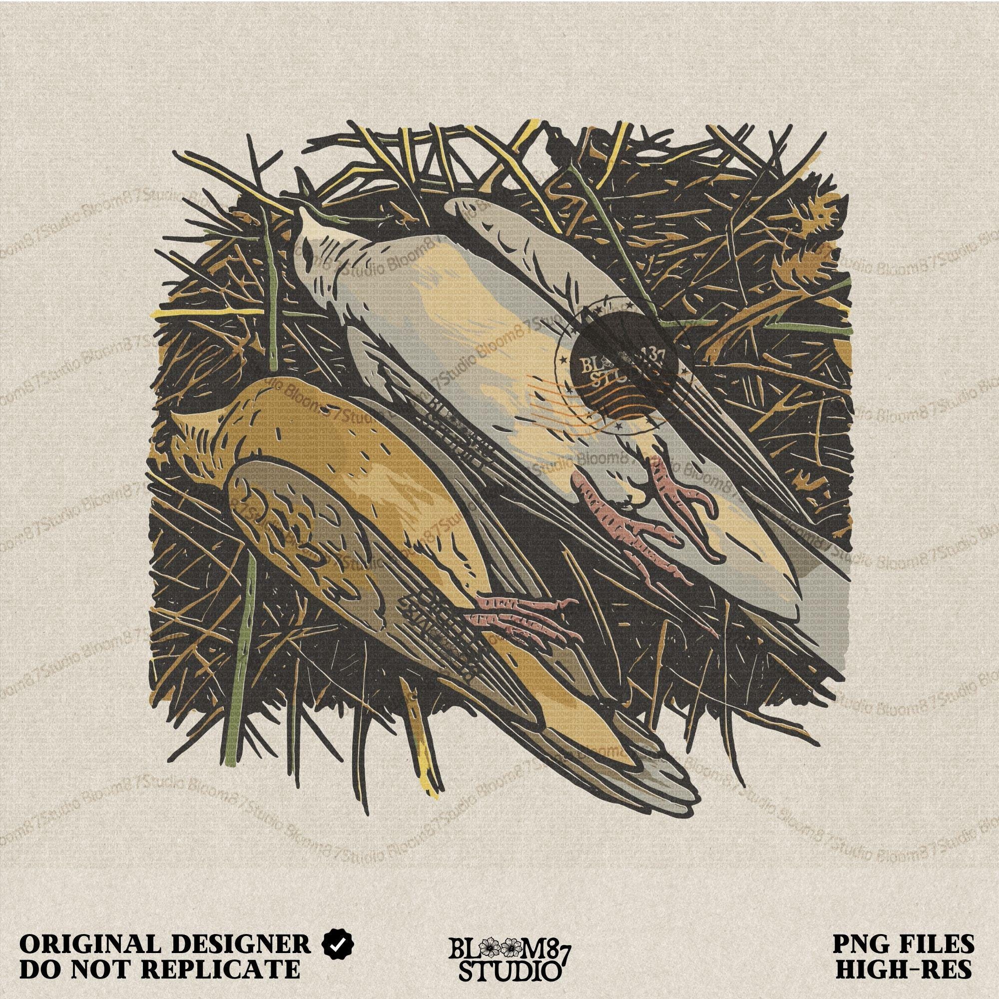 Solid version: "Dove hunting sublimation PNG with rustic game birds detailed clipart for outdoorsman and hunting shirt crafts solid design"

Distressed version: "Distressed dove hunting sublimation PNG rustic game bird clipart for lodge décor, country crafts, and hunting shirts"