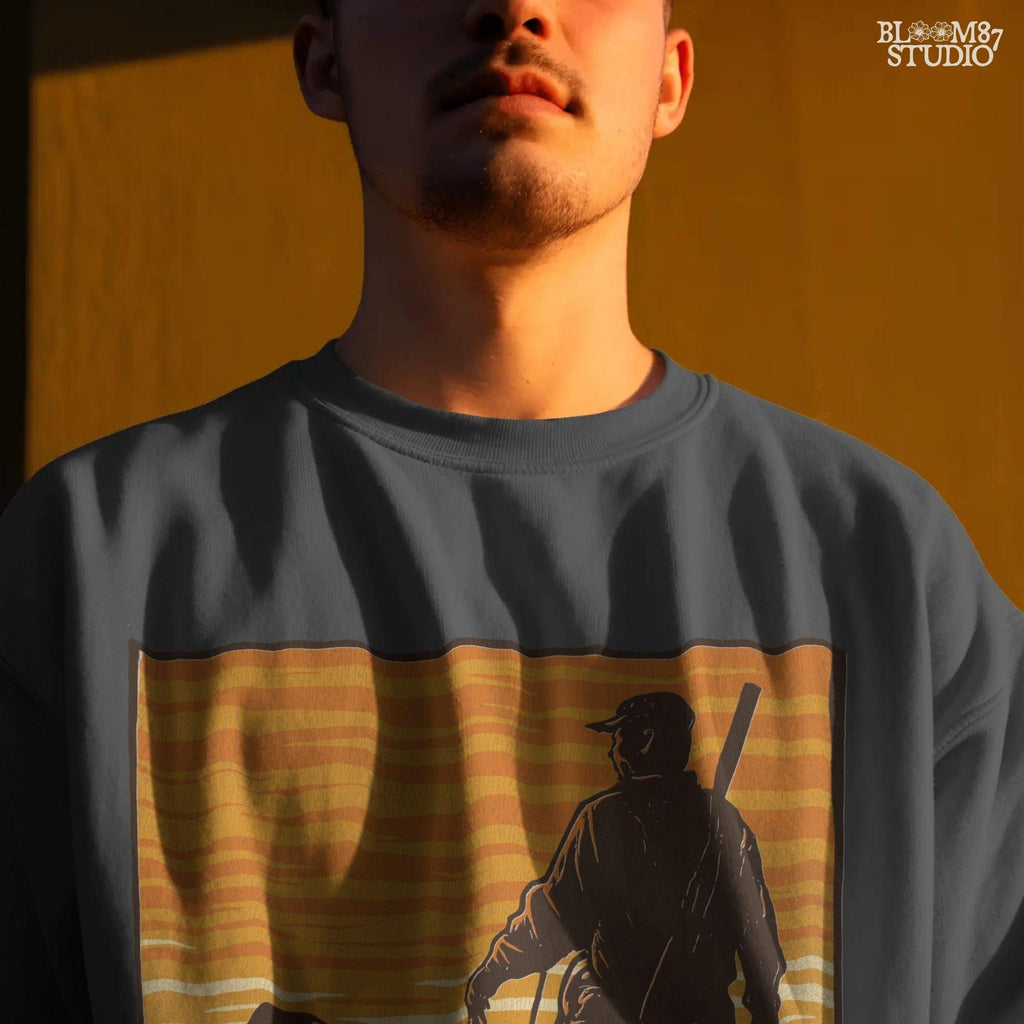 Solid version:
“Hunter with shotgun holding ducks standing beside retriever dog at sunset – rustic hunting sublimation PNG for crafts and shirts”

Distressed version:
“Vintage distressed hunting sublimation PNG of hunter and retriever dog holding ducks at sunset – rustic outdoor shirt design”