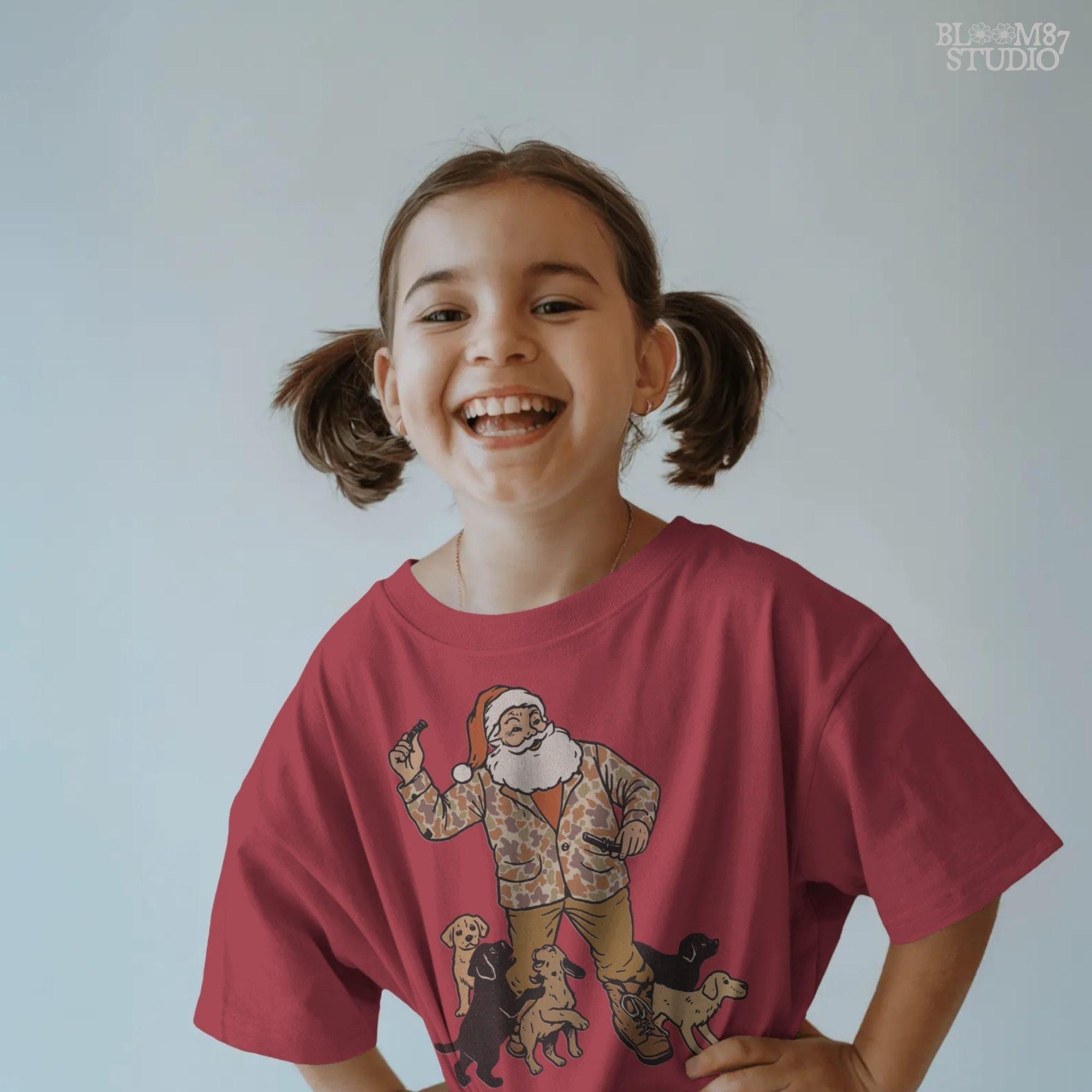 Christmas Dog PNG: Santa Camo, Holiday Puppies Clipart (Digital Download)