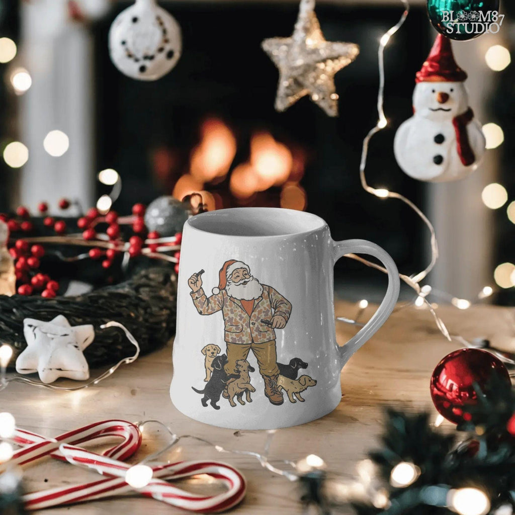 Christmas Dog PNG: Santa Camo, Holiday Puppies Clipart (Digital Download)