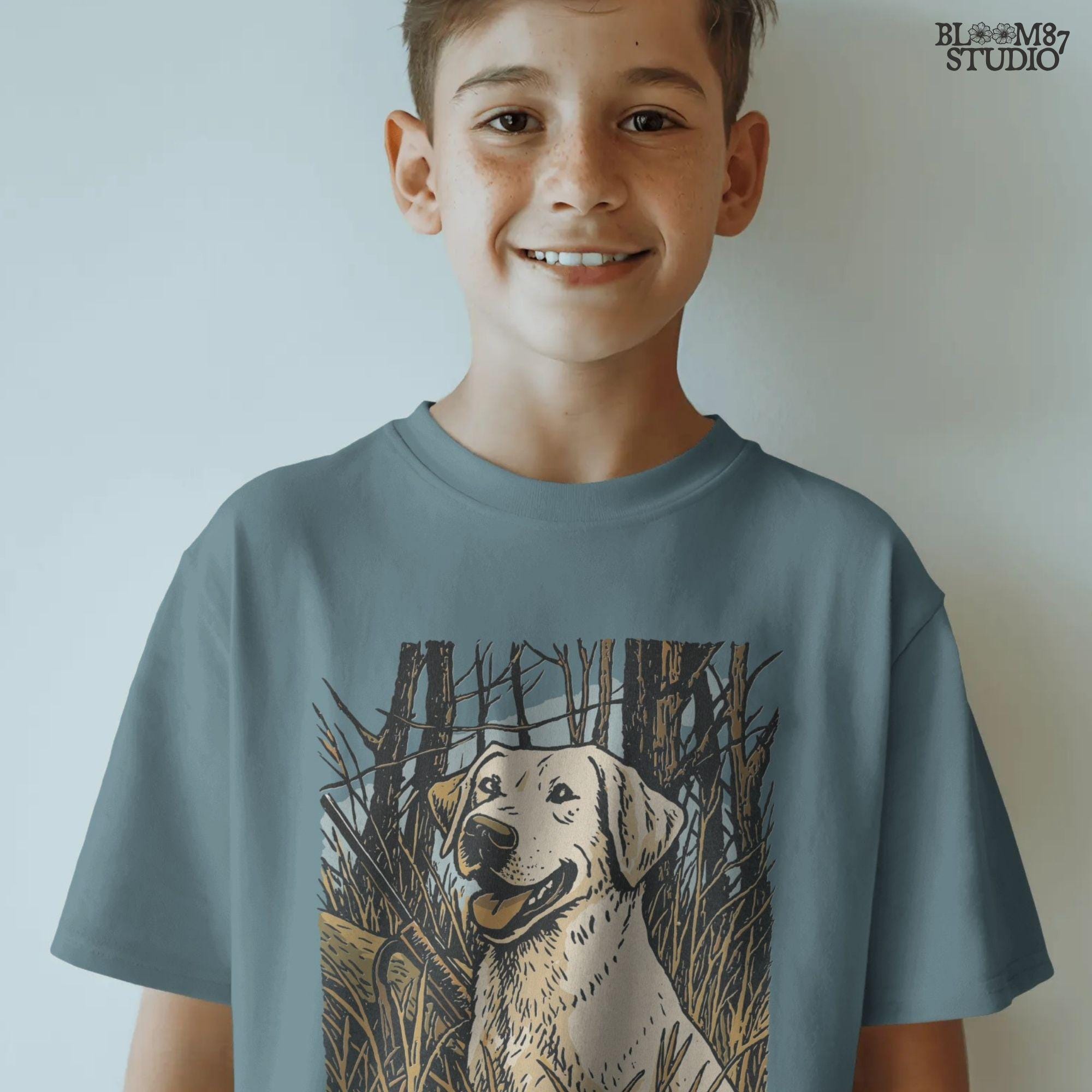 Solid Version: Hunting dog PNG Labrador retriever in grass with gun, solid style for hunting shirt design, hunting season decor, and outdoors apparel

Distressed Version: Hunting dog PNG Labrador retriever in grass with gun, distressed vintage style for hunting shirt design, hunting season decor, and outdoors apparel